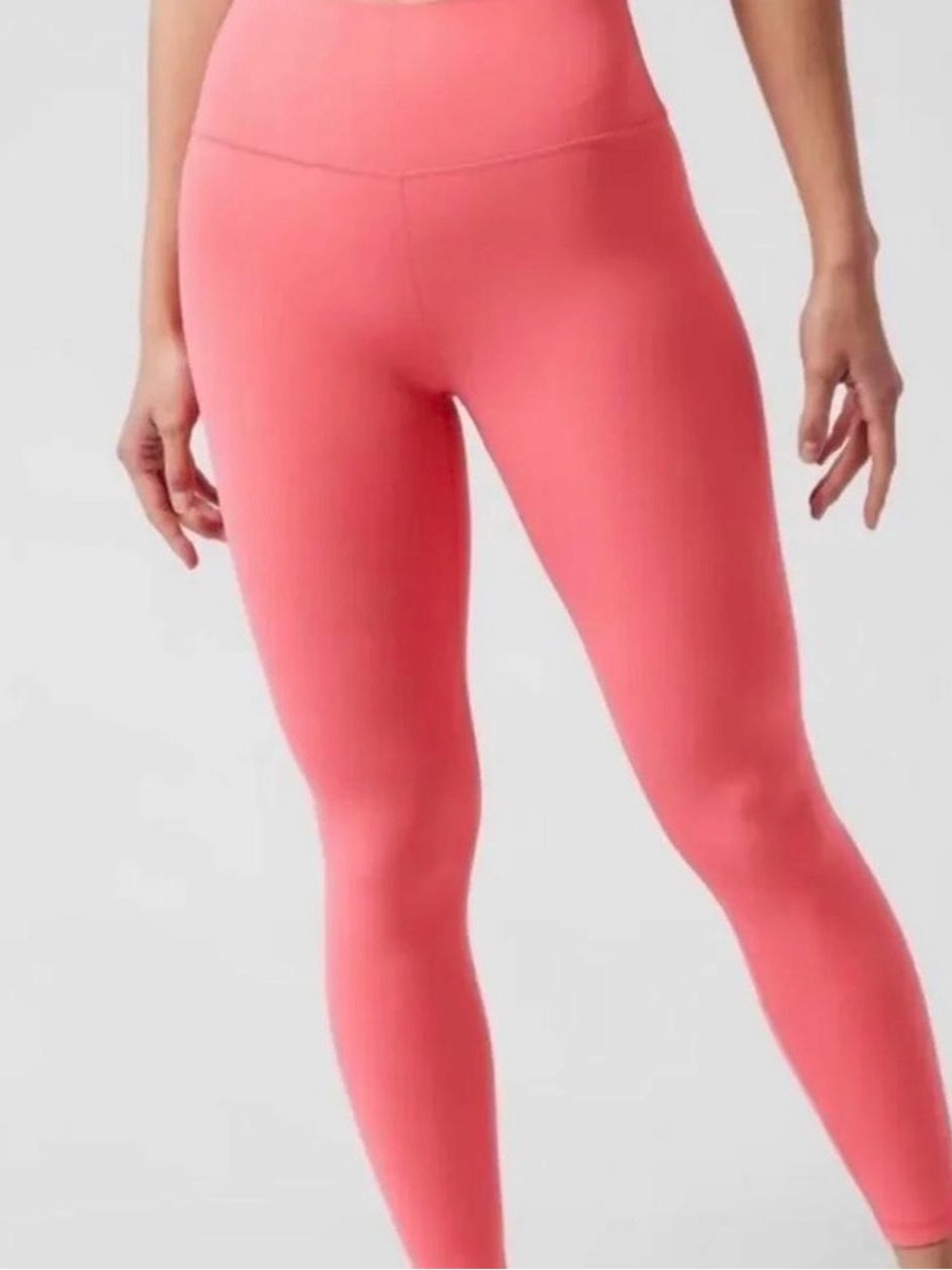 Athleta Bright Coral High-Rise Leggings